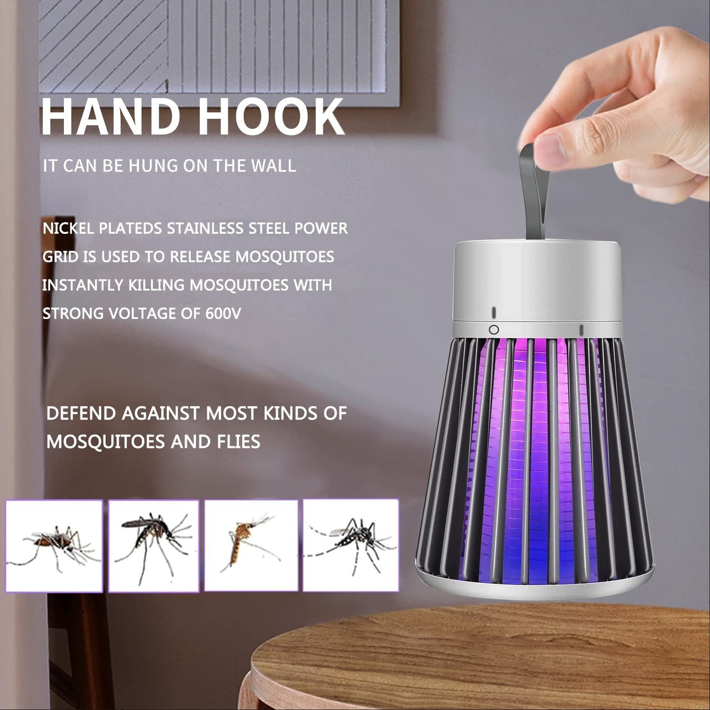 š„Summer Promotion 59% OFF!!š¦USB/Rechargeable Portable Mosquito & Fly Trap Lamp for Indoor & Outdoor