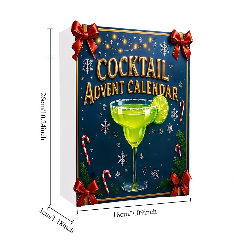 💥 Limited Time Discount 75% OFF🎄2025 Cocktail Advent Calendar
