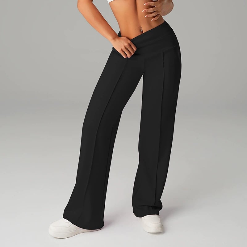 💗LAST DAY SALE 70% OFF⚡50K+ SOLD💕Women's Plain Loose Straight Leg Pants