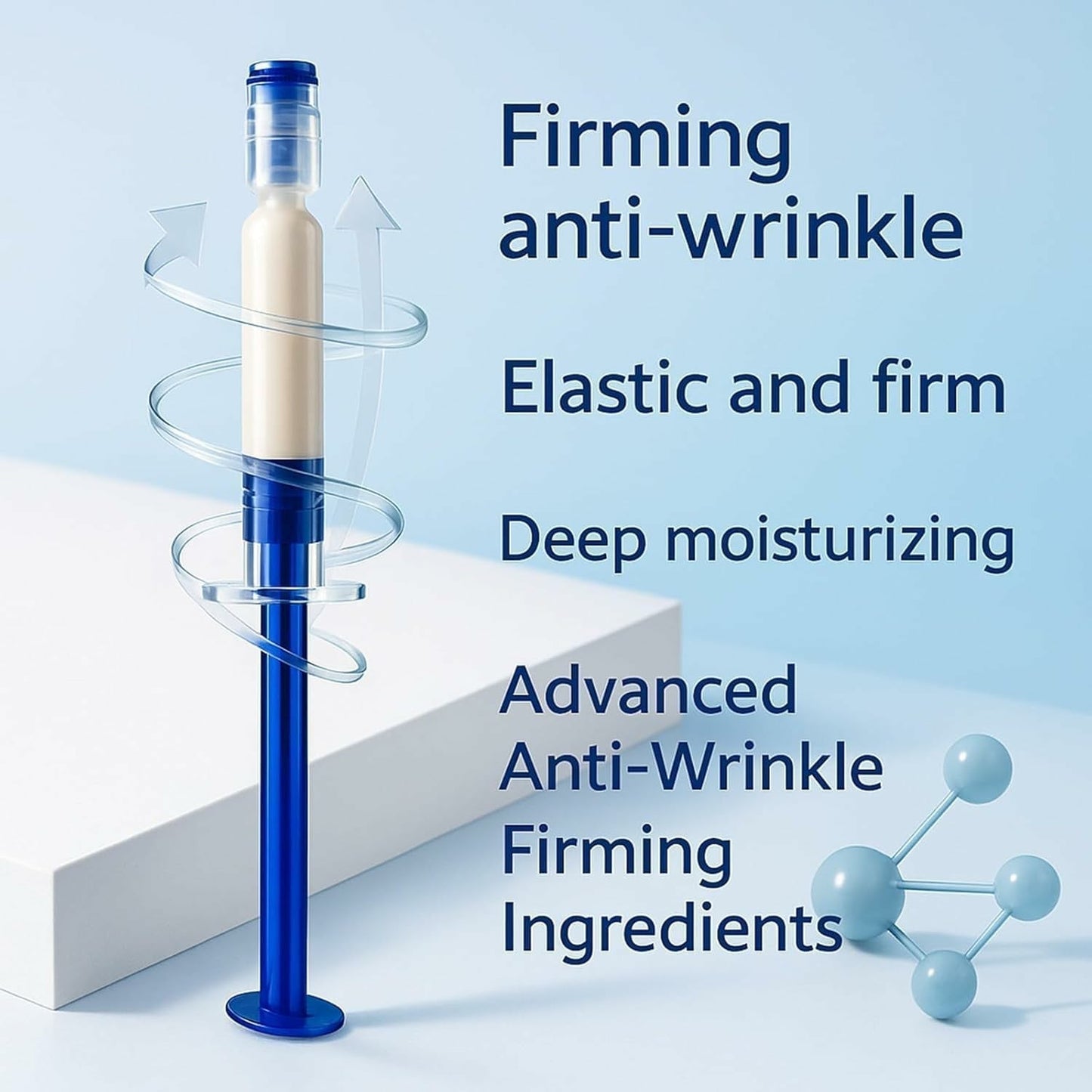 🌿【Remove wrinkles with the push of a button】Micro-molecular collagen anti-wrinkle lotion