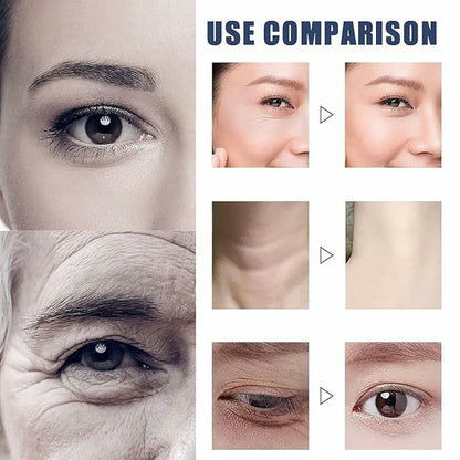 🌿【Remove wrinkles with the push of a button】Micro-molecular collagen anti-wrinkle lotion