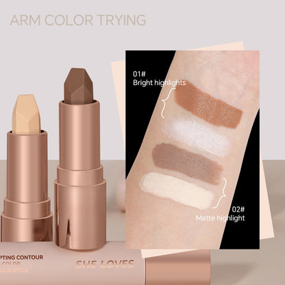 💥HOT SALE ~ BUY 2 GET 30% OFF💥2-in-1 Highlight & Contour Stick
