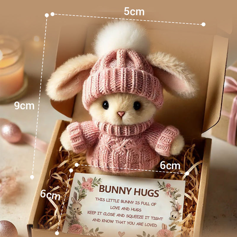 🎁LIMITED SALE BUY 3 GET 1 FREE - Handmade🐇Mini Bunny Hug Cute Gift🎁