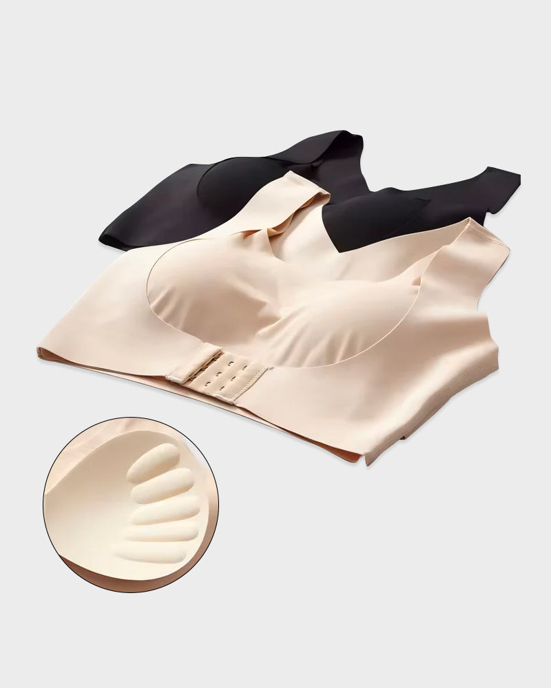 💖Front Closure Cross-Back Wireless Posture Bra✨