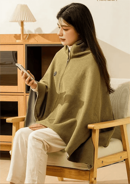 🎅Best Winter Gifts 🔥Portable Heated Shawl – Stay Warm Anywhere, Anytime ( Free Shipping)