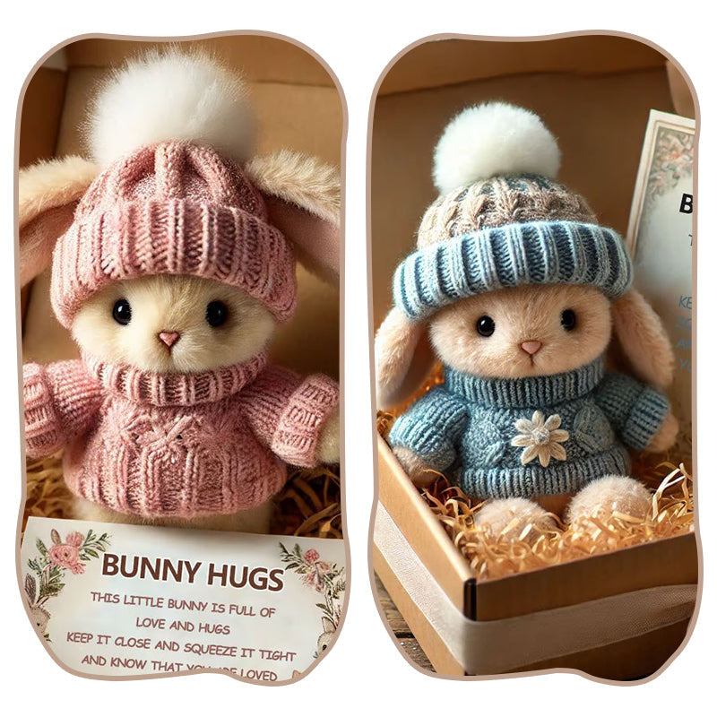 🎁LIMITED SALE BUY 3 GET 1 FREE - Handmade🐇Mini Bunny Hug Cute Gift🎁
