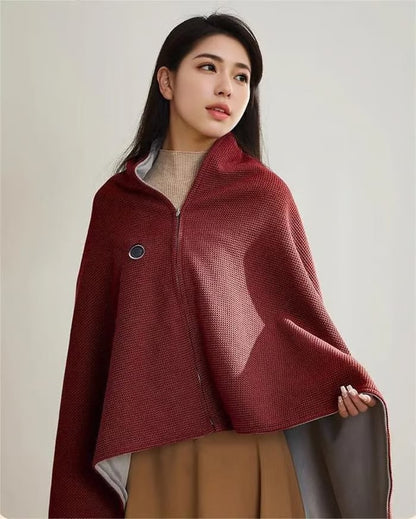 🎅Best Winter Gifts 🔥Portable Heated Shawl – Stay Warm Anywhere, Anytime ( Free Shipping)