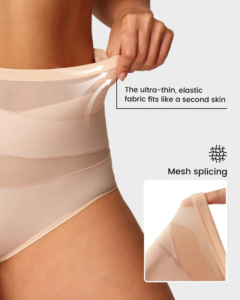 Limited sale 70% OFF🌸Last Day-Buy 1 Get 3 Packs✨Plus-Size High-Waist Cross Tummy Control Panties