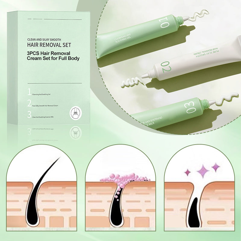 🌸LAST DAY PROMOTION SALE 49% OFF🌸Hair Removal Cream Set for Full Body