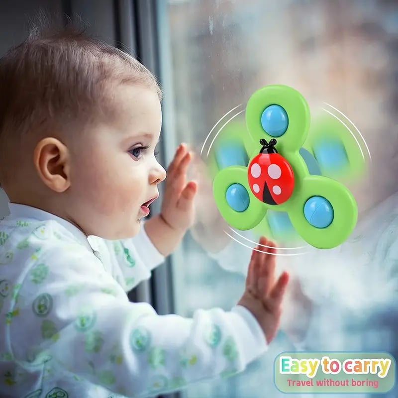 🔥Hot sale 60% OFF🔥Suction Cup baby Spinner Toys
