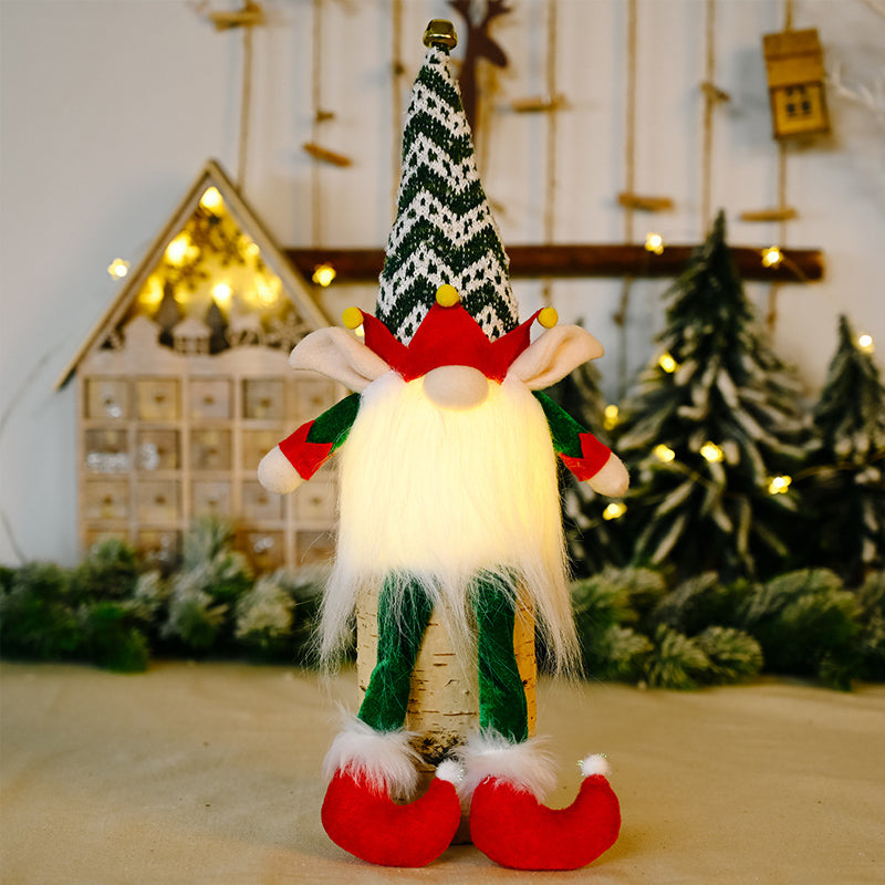 Mega Sale 60% OFF🥳 Faceless Christmas Gnome Doll Lights Hanging Ornament