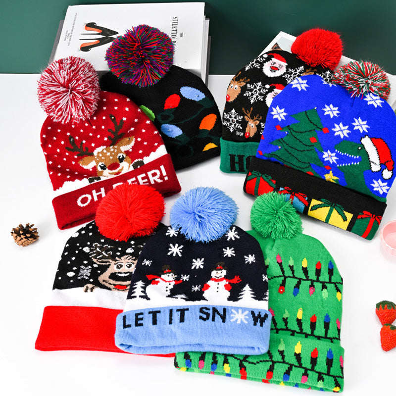 🎁2025 Early Christmas Sale🎄LED Knitted Christmas Hat