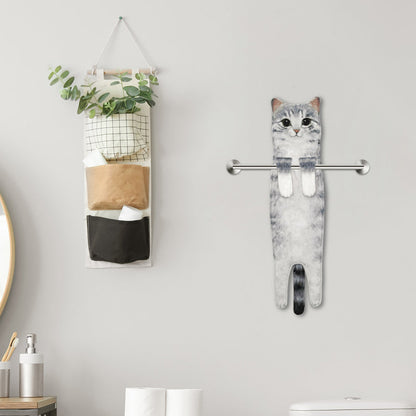🎁Christmas Gift idea 50% OFF🎄🎅✨😺Cute Cat Hand Towel🐾