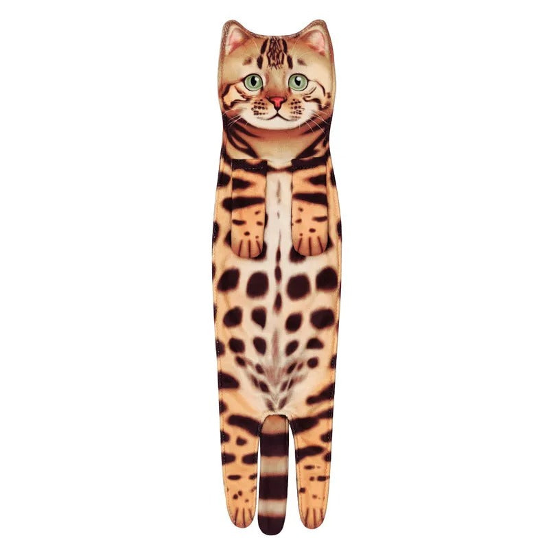 🎁Christmas Gift idea 50% OFF🎄🎅✨😺Cute Cat Hand Towel🐾