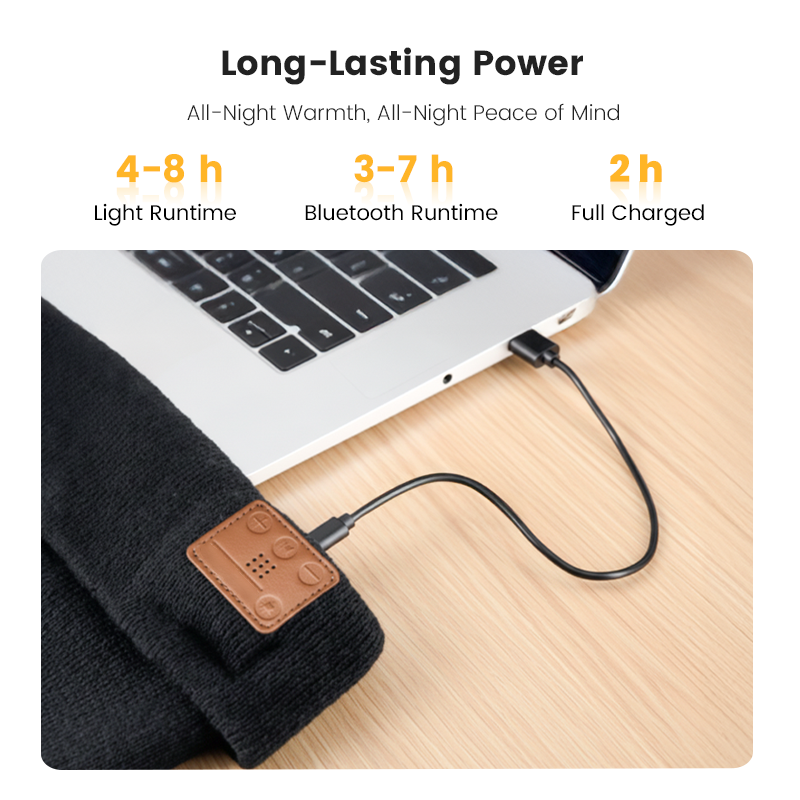 ⏳2025 New-Save 50%✨️Rechargeable Bluetooth Beanie Hat with Light