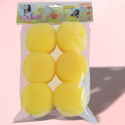 ⏳Buy 1 Get 1 Free💥Heat-Free Curlers in Strawberry Shape with Mushroom Design – Set of 6 Pieces