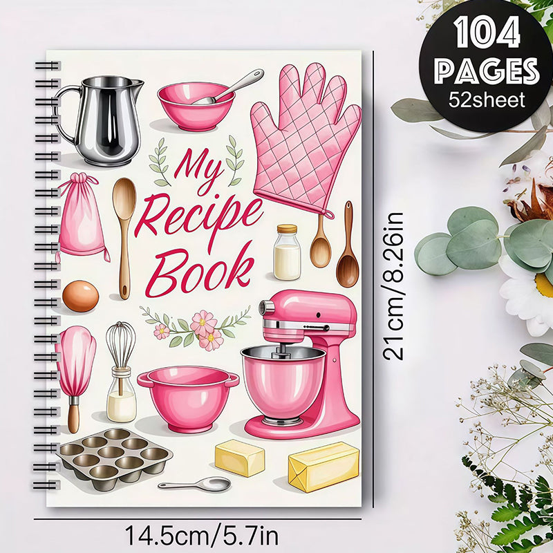 🔥Last Chance 70% OFF｜104 Sheets Notebook for Recipes⚡