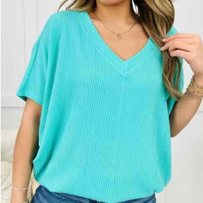 🎉LAST DAY SALE 60% OFF!!🎁Women's V-Neck Summer T-Shirt 🌟