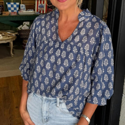 New Season Launch🌼 Printed Flowy Top 70%OFF | Limited Time Offer
